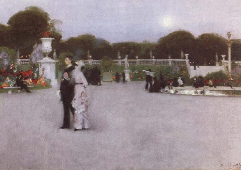 John Singer Sargent The Luxembourg Garden at Twilight china oil painting image